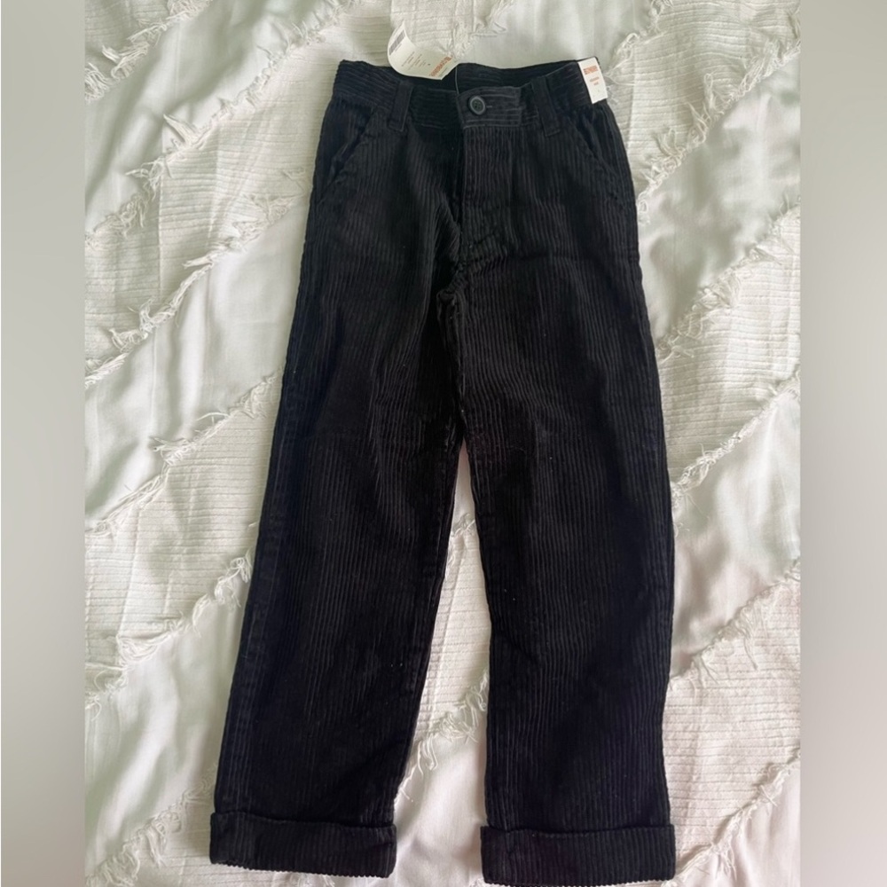 New! Gymboree Black Corduroy Pants